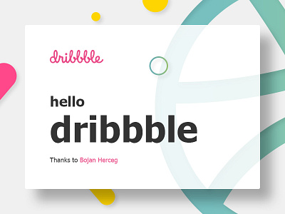 Hello dribbble!