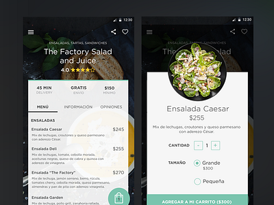 App android app food healthy mobile