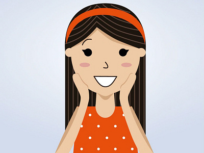 Girl Illustration application character fashion girl illustration mobile online shopping vector