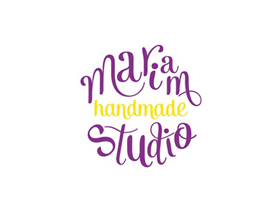 Logo Mariam ball clew handmade knitting logo needles studio