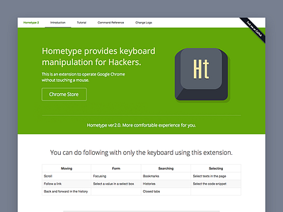 Hometype GitHub Page