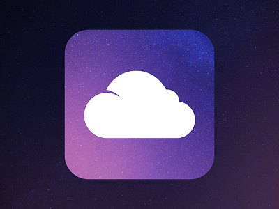 Night Cloud app icons cloud flat graphic icon illustration night vector