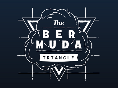 Bermuda Triangle Vinyl Decal