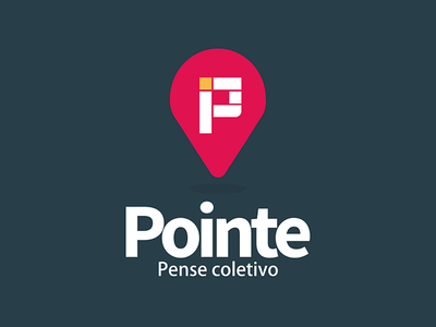 Pointe logo app branding logo lucaspxt maps transportation