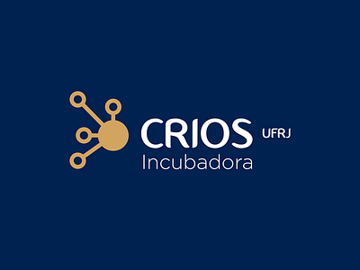 Crios UFRJ Logo branding conection creative design logo lucaspxt
