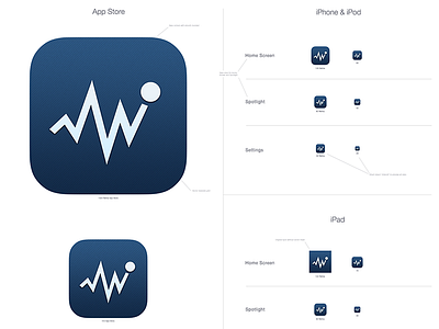 StatusNow iOS7 App Icon Set app store apple icons ios7 status user interface