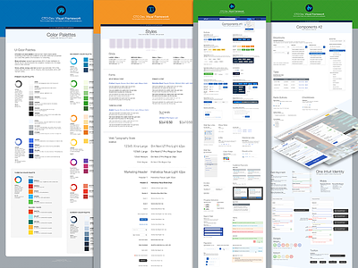 Visual Framework Rev3: Overview colors components fonts guidelines patterns style guide styles ui ux visual frameworks
