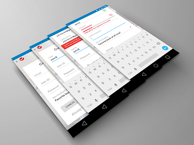 TurboTax Android Auth. Experience: Create