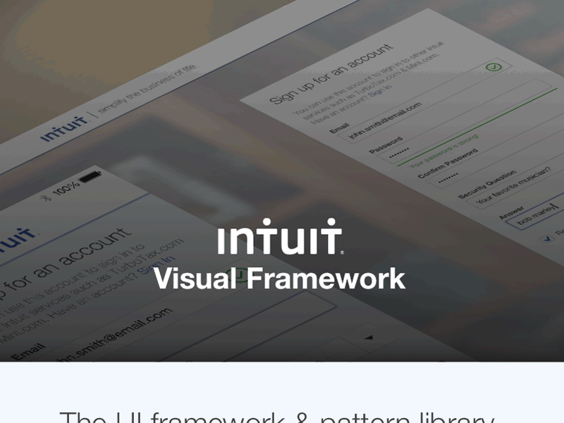 Visual Framework Icon Intro Animation
