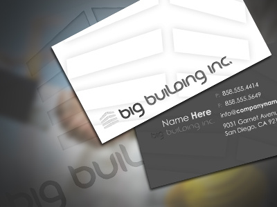 "High-End" Construction Contractor Branding Concept branding building concepts construction contractor stationery