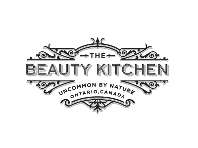 Beauty Kitchen black chad michael identity kitchen logo mark natural