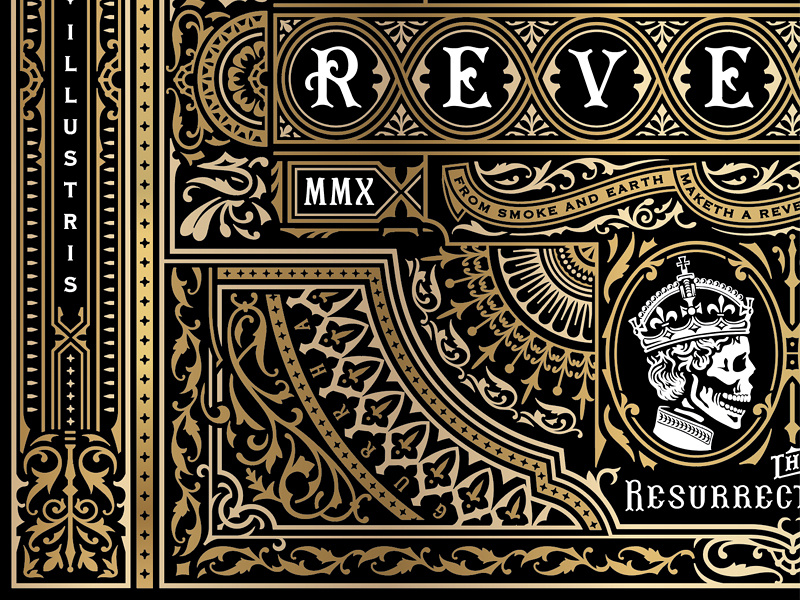Revenant branding product cigars did i mention gold more gold gold revenant church holy