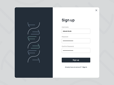 Biotechnology Corporation Sign Up Page