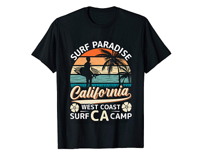 Surfing T-Shirt design