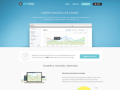 Asiepay Homepage home page landing page website design