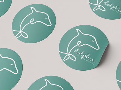 Dolphin Brand brandidentity design graphic design logo logodesign mockup vector