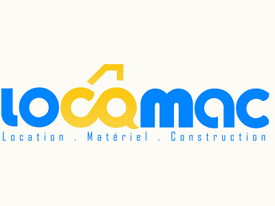 LOCAMAC Constructions company branding design illustration logo