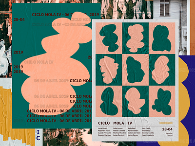 Ciclomola - Art exhibition art art poster event event artwork poster poster art print shape shape elements shapes