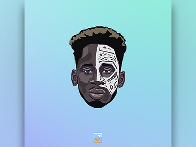 Mr Eazi adobe art artist character colors drawing illustration jerryubah