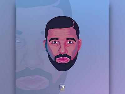 Drake adobe art artist character colors drawing illustration jerryubah