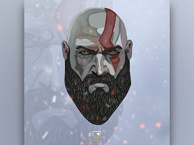 Kratos | God of War | FAN ART animation anime art artist artlovers arts artsy artwork draw drawing drawsomething