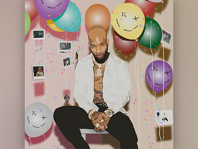 Tory Lanez | Memories Don't Die Fan Art animation art branding design icon illustration logo ui vector web