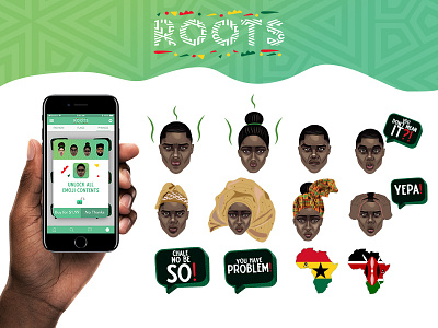 ROOTS Emoji Project | Contents animation art branding design icon illustration logo ui vector web