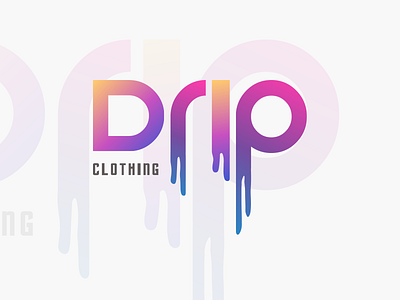 DRIP Clothing | Logo Design animation art branding design icon illustration logo ui vector web