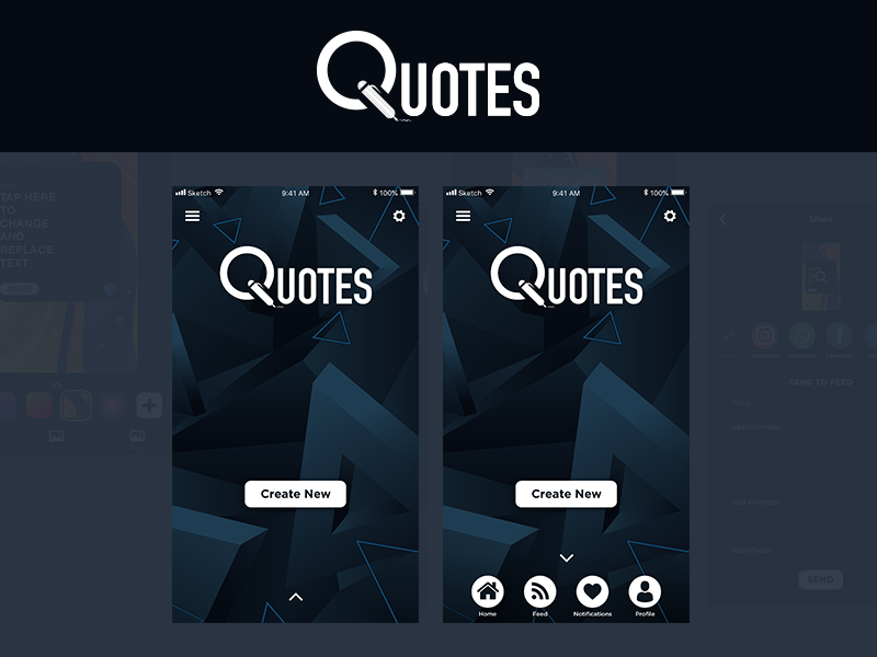 Quotes App Concept UI Design | Part II by Jerry Ubah on Dribbble