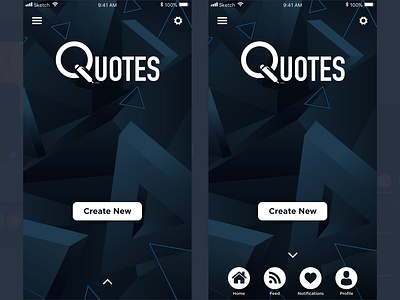 Quotes App Concept UI Design | Part II by Jerry Ubah on Dribbble