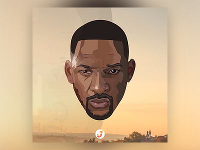 WILL SMITH | GEMINI MAN adobe animation anime art artist artlovers arts artsy branding character colors design draw drawing icon illustration jerryubah logo vector