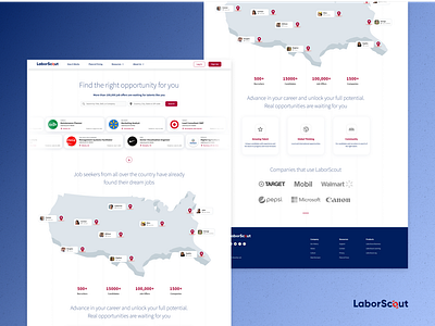 LaborScout, Recruitment Platform | Landing Page