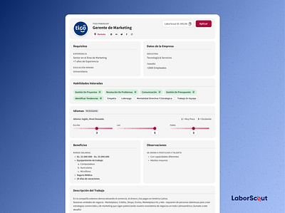 LaborScout, Recruitment Platform |📍LATAM product design ui ux