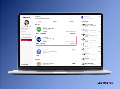 LaborScout, Recruitment Platform |📍LATAM product design ui ux