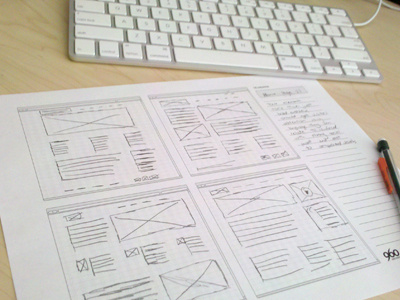More Sketching interface sketching ux web design wireframes