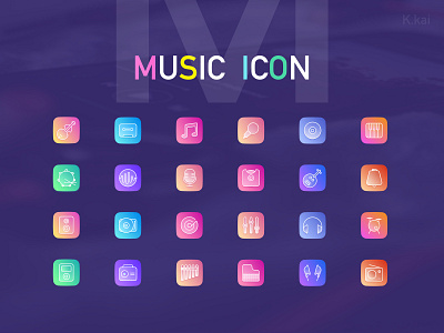 Music Icon music ui 图标 设计