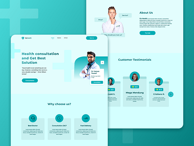 Health Consultation Website Design