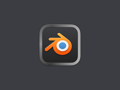 Blender Icon Replacement (Big Sur) 3d app app icon b3d big sur blender3d design macos replacement icon