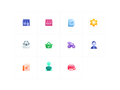 Icon Set - Colorful