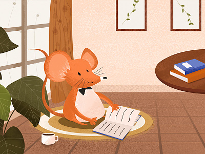 Year of the rat illustration series ps ps手绘板