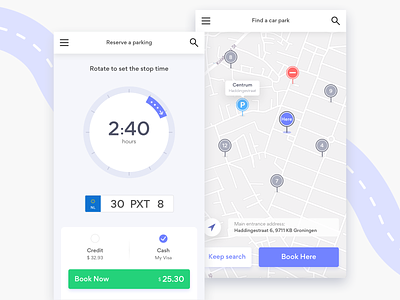 Parking meter App Concept