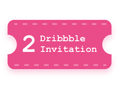 2x Dribbble Invite dribbble giveaway hi invitation invite player