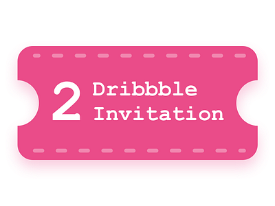 2x Dribbble Invite giveaway invitation invite player shot