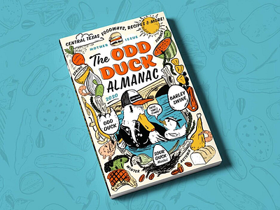 The Odd Duck Almanac cookbook food illustration magazine