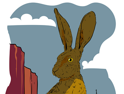 Jack Rabbit illustration