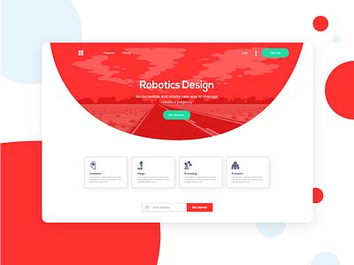 Future Bulkit Landing page app bulma clean design frontend illustration landing page modern template ui vector