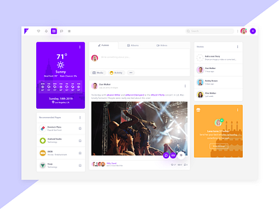 Friendkit - Bulma Social Media UI Kit app bulma clean dashboard design feed html modern social media template ui vector