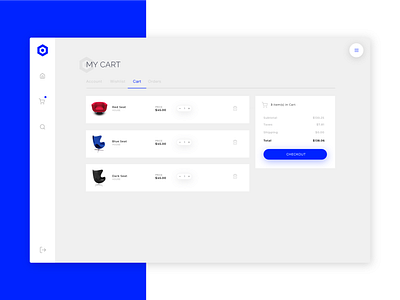 Nephos | Cart page app bulma clean cssninja dashboard design ecommerce modern template ui