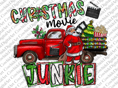 Christmas Movie Junkie Png, Western PNG