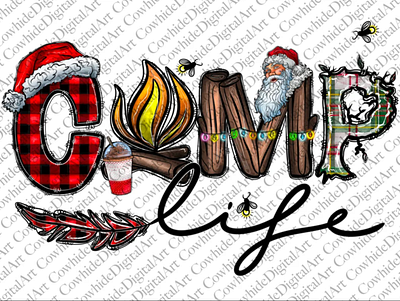 Camp Life Png, Western Png, Christmas Tree PNG 3d animation app branding design graphic design illustration logo ui vector